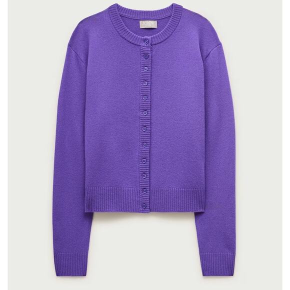 J. Crew Sweaters - J. Crew Perfect Cashmere Cardigan in Purple NWT size XS
